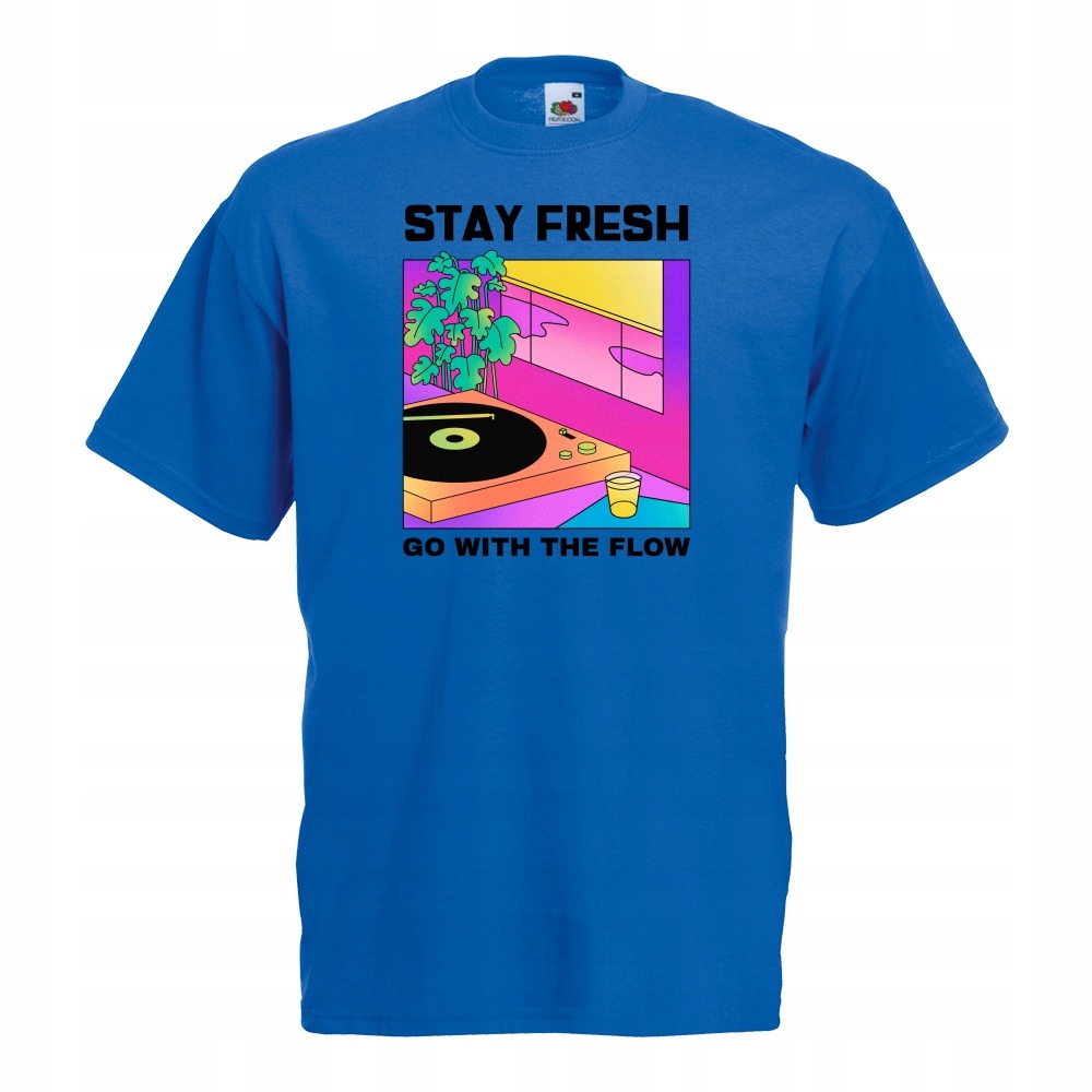

Koszulka stay fresh go with the flow M niebieska