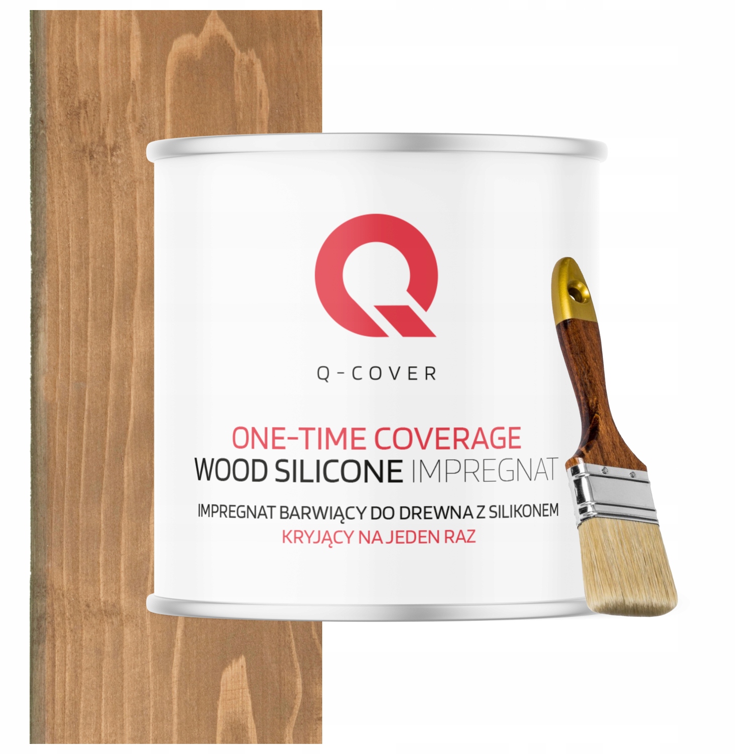 Impregnat Na Dřevo Krycí Na Jedno Použití Barva Béžová 2,5 L Dárek