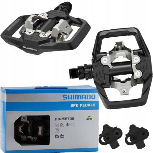 Pedały Shimano PD-ME700 Spd Czarne Zatrzaskowe dwustronne Box oryginalne
