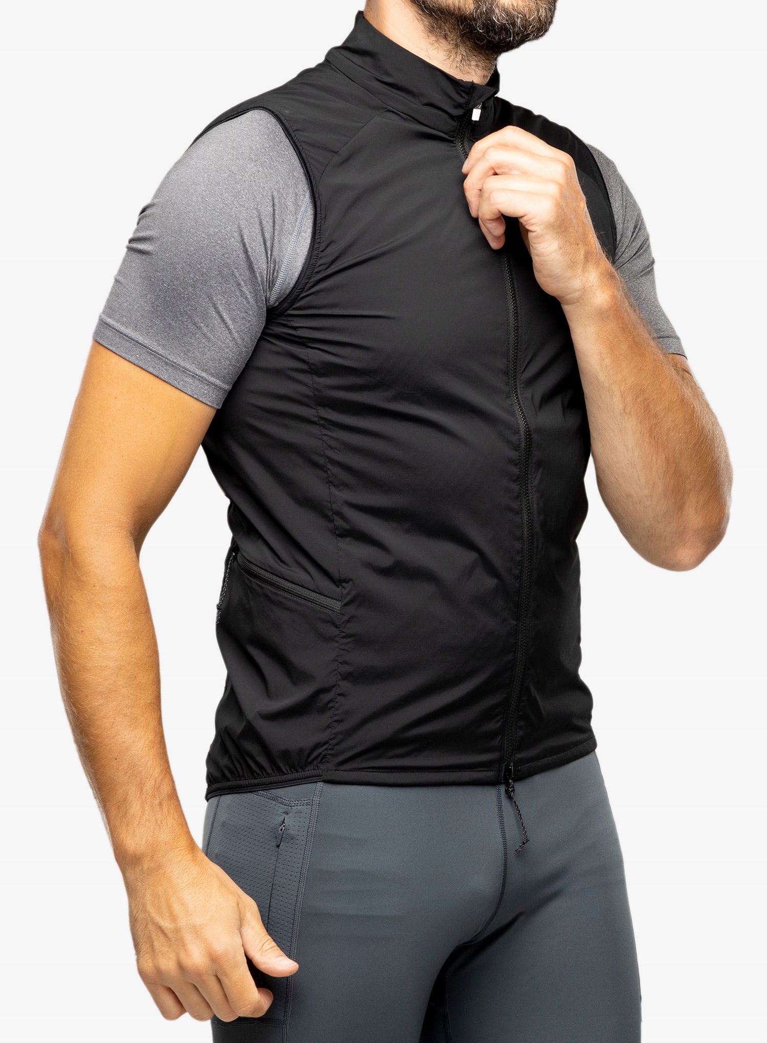 Cyklistická vesta Poc Pro Thermal Vest uranium black L