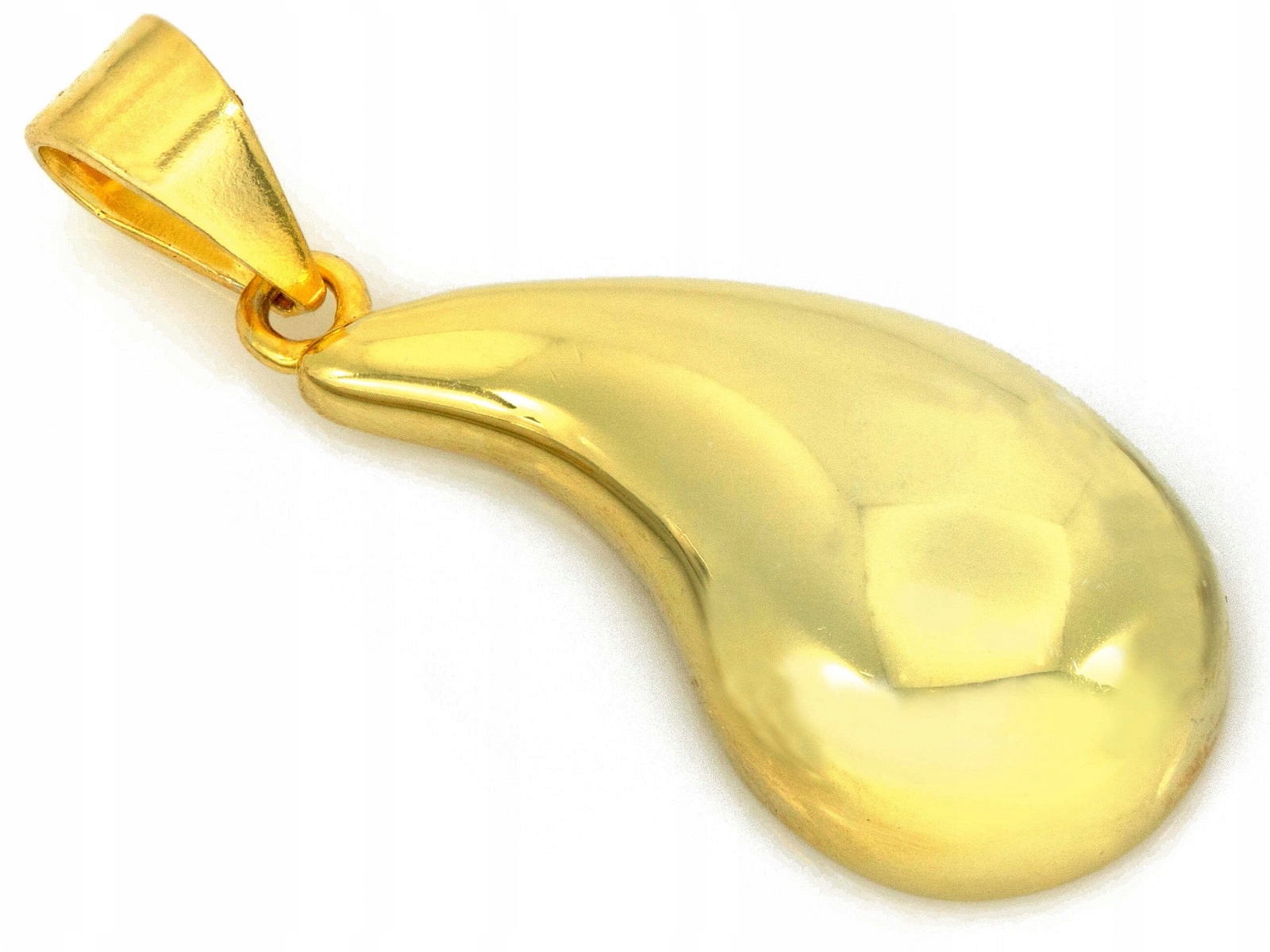 Módní stříbrný přívěsek s pozlacenou kapkou ryzosti 925, váha 2.98 g jako dárek