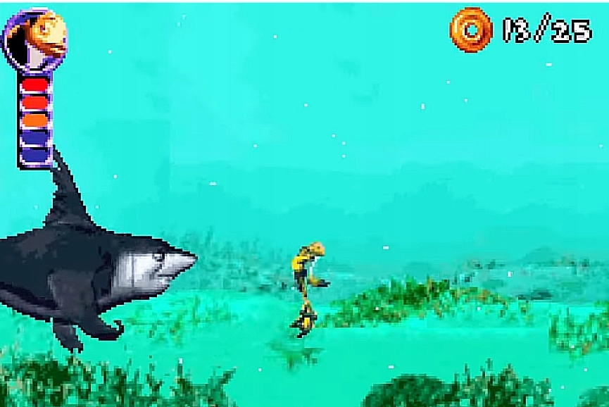 Shark Tale gra na Game Boy Advance - GBA. Tematyka przygodowe