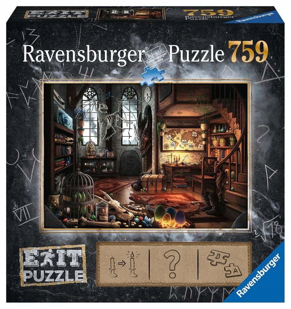 

Puzzle 759 el Exit Tajemniczy Pokój Ravensburger