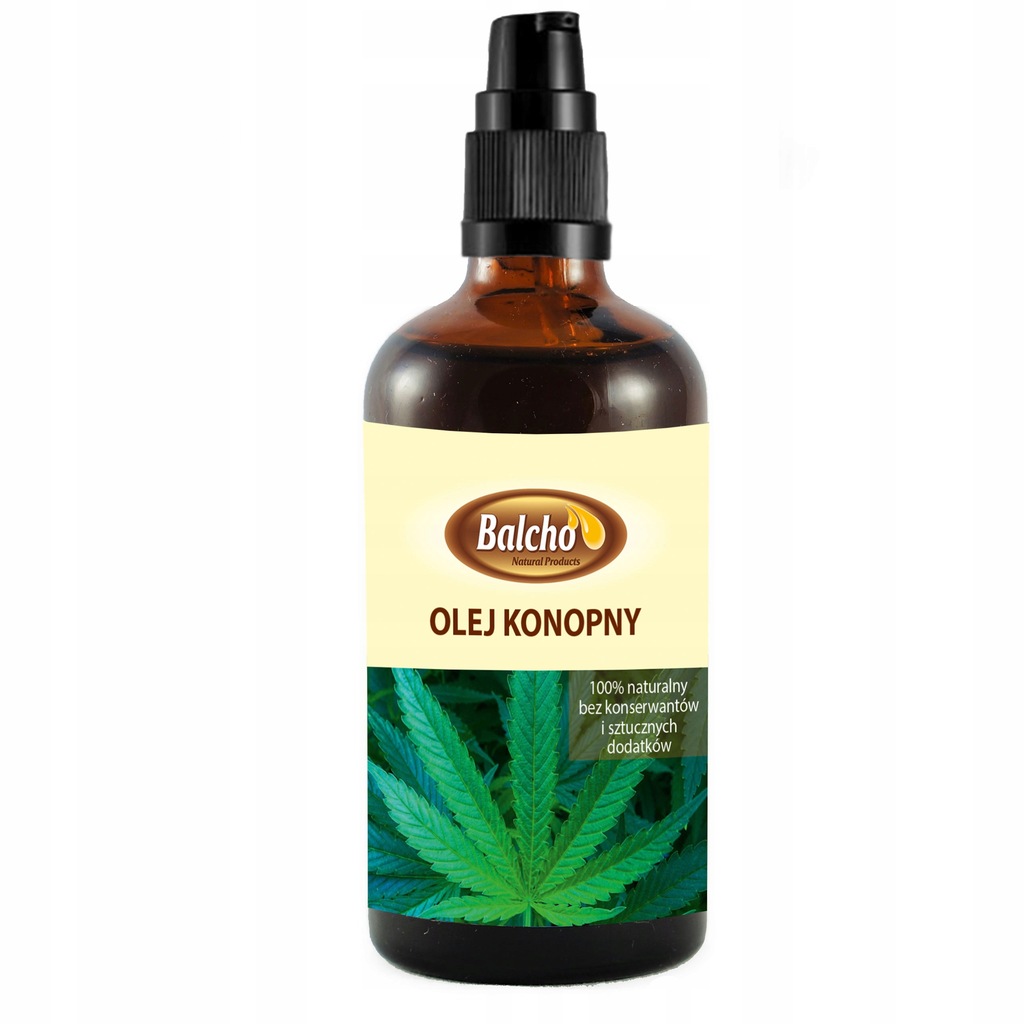 

Zdrowy Olej konopny z konopii Balcho 100ml Pompka!
