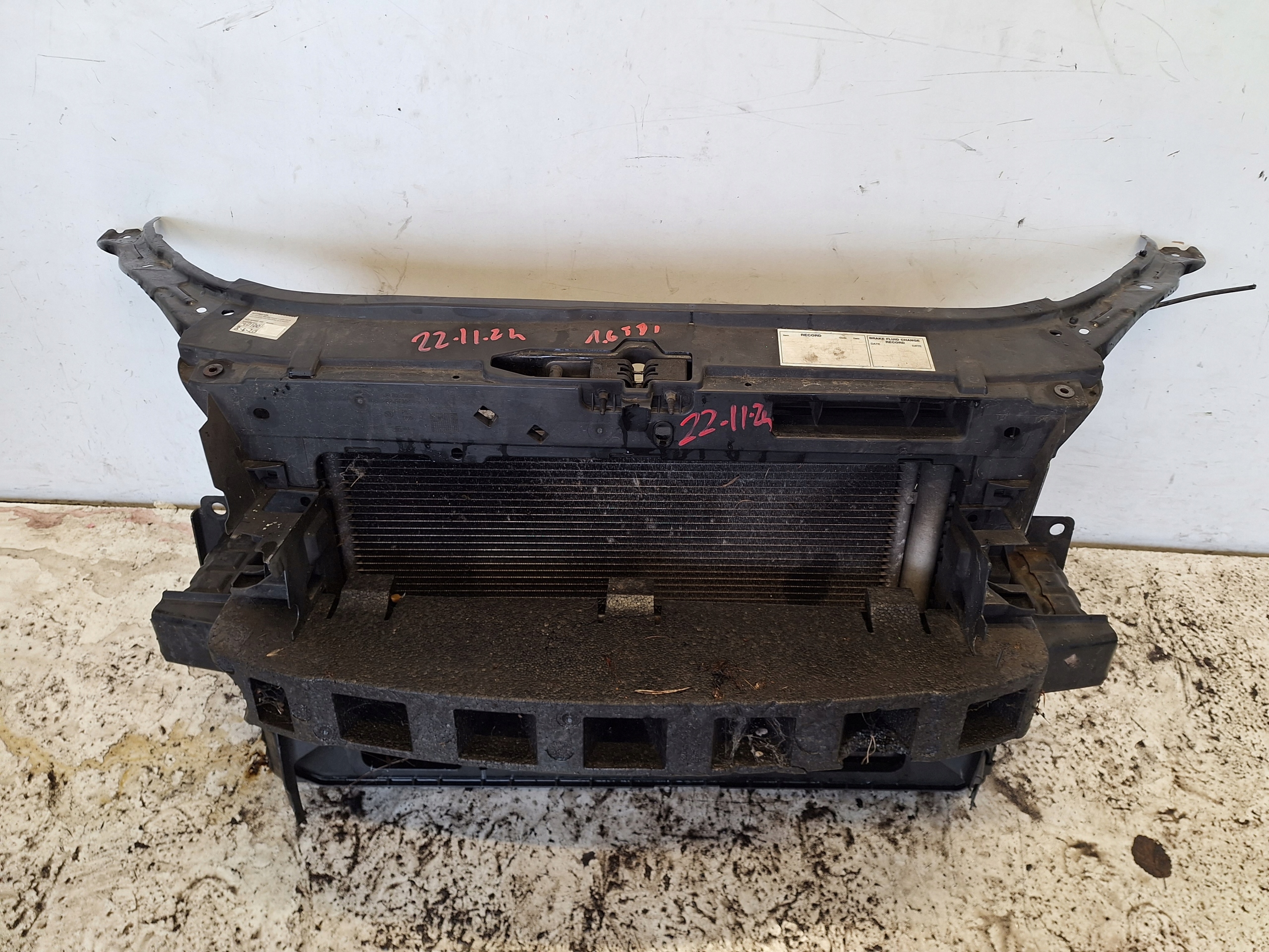 SKODA FABIA II LIFT 10-14 support panel for radiators 1.6 TDI