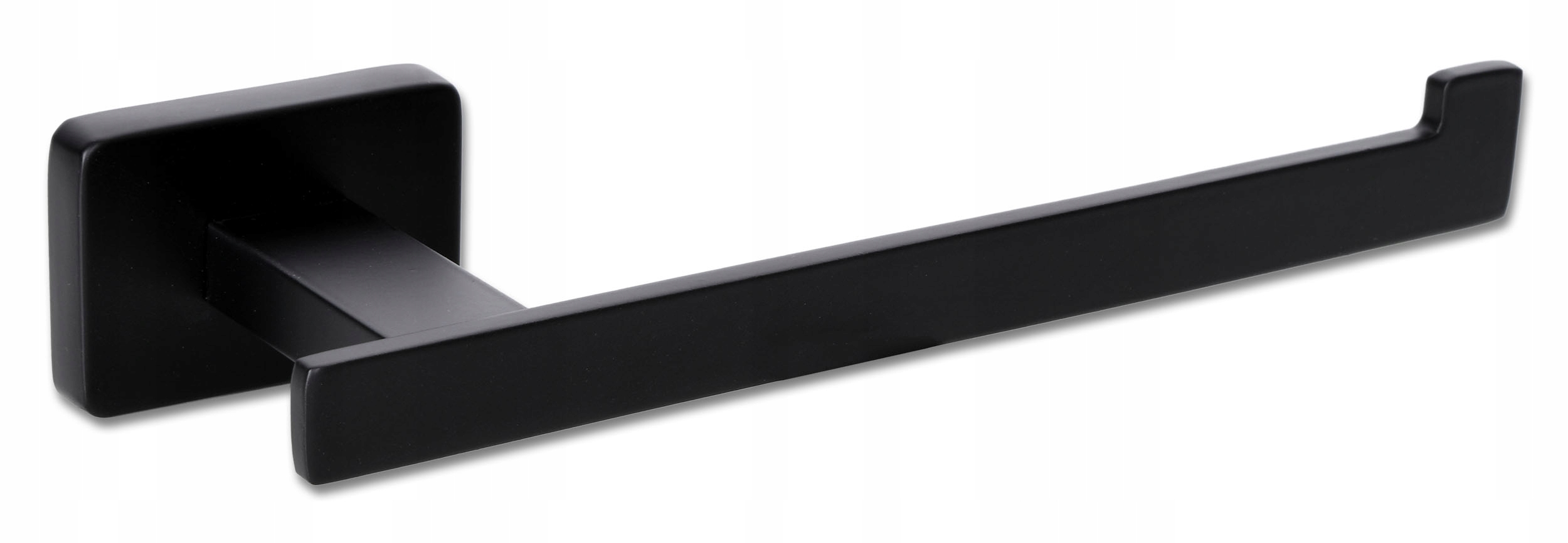 UCHWYT NA PAPIER TOALETOWY CZARNY METALOWY LOFTOWY ŁAZIENKOWY NA KOŁKI