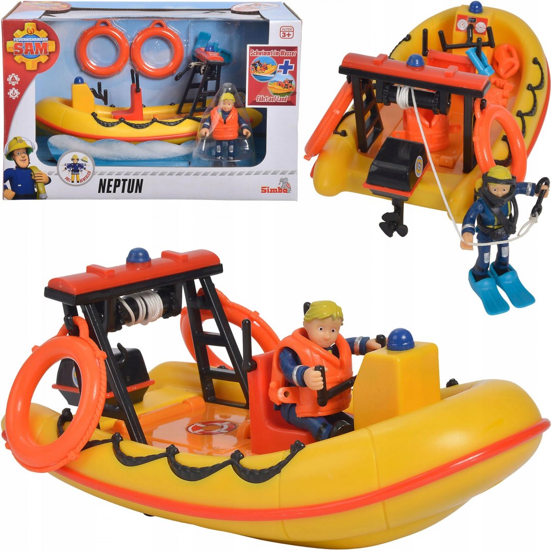 

Simba Strażak Sam Łódź ratownicza Neptun 9251047