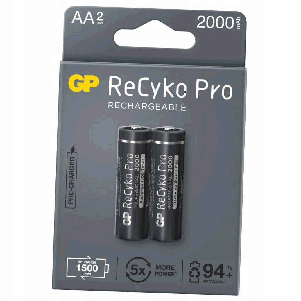 2x akumulator Aa R6 2000mAh NiMH 1.2V Gp Battery R