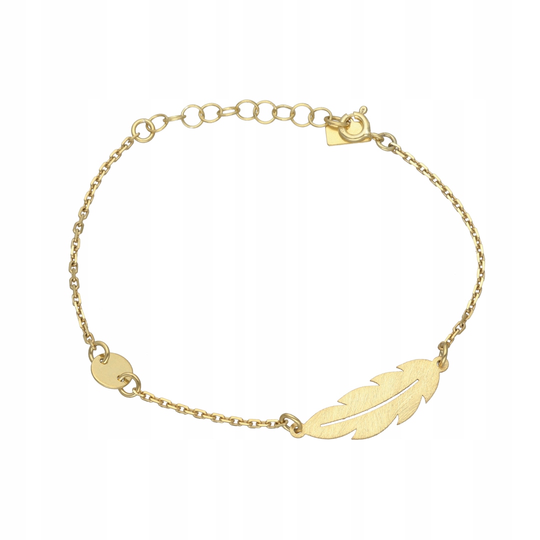 Náramek celebrity s stříbro pozlaceným