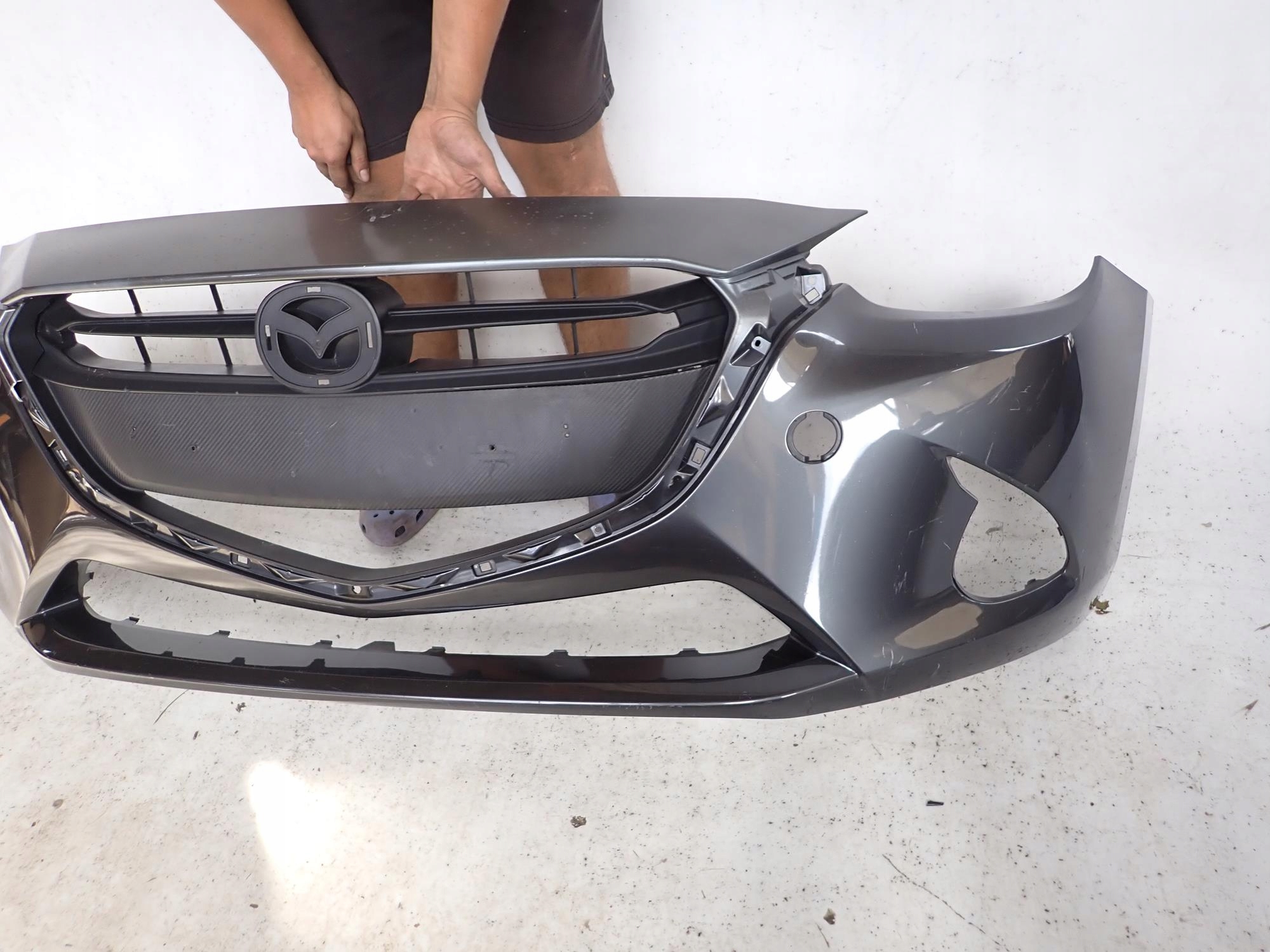 MAZDA 2 III 14-19 bumper front front