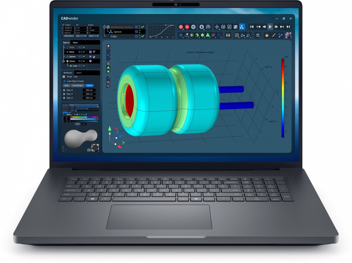 Notebook Dell Pro Max 18 Plus 18 " Intel Core Ultra 9 64 Gb 1000 Gb čierny