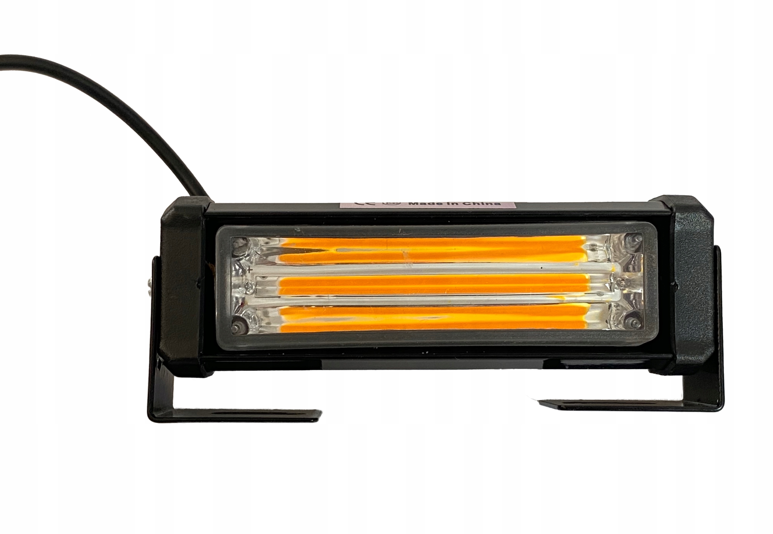 LAMPA STROBOSKOP POMARAŃCZOWY W ATRAPĘ 12V 24V pojedynczy zewnętrzny TRYBY