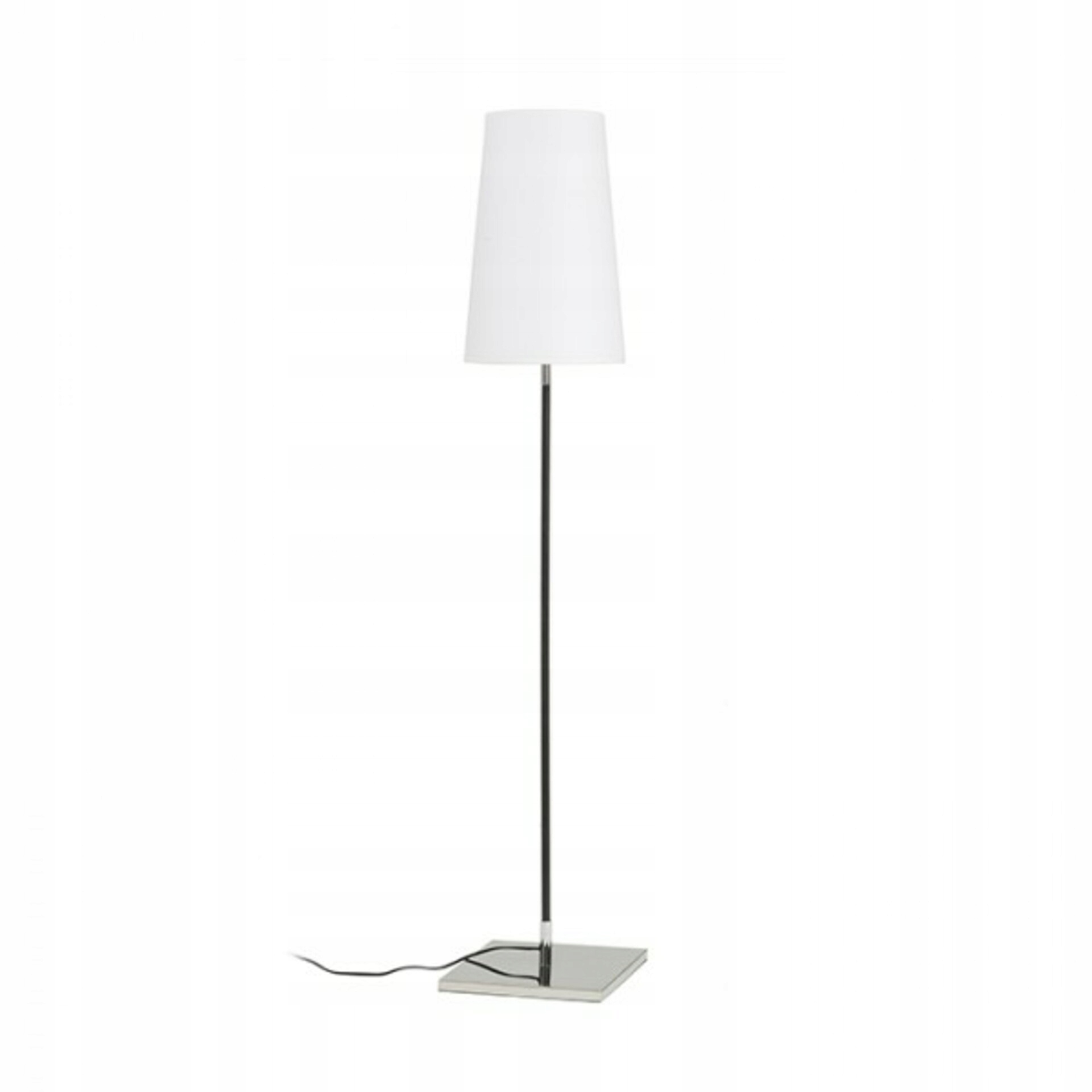 Stojanová lampa Rendl Lulu biela/čierna chróm E27 1610mm 28W