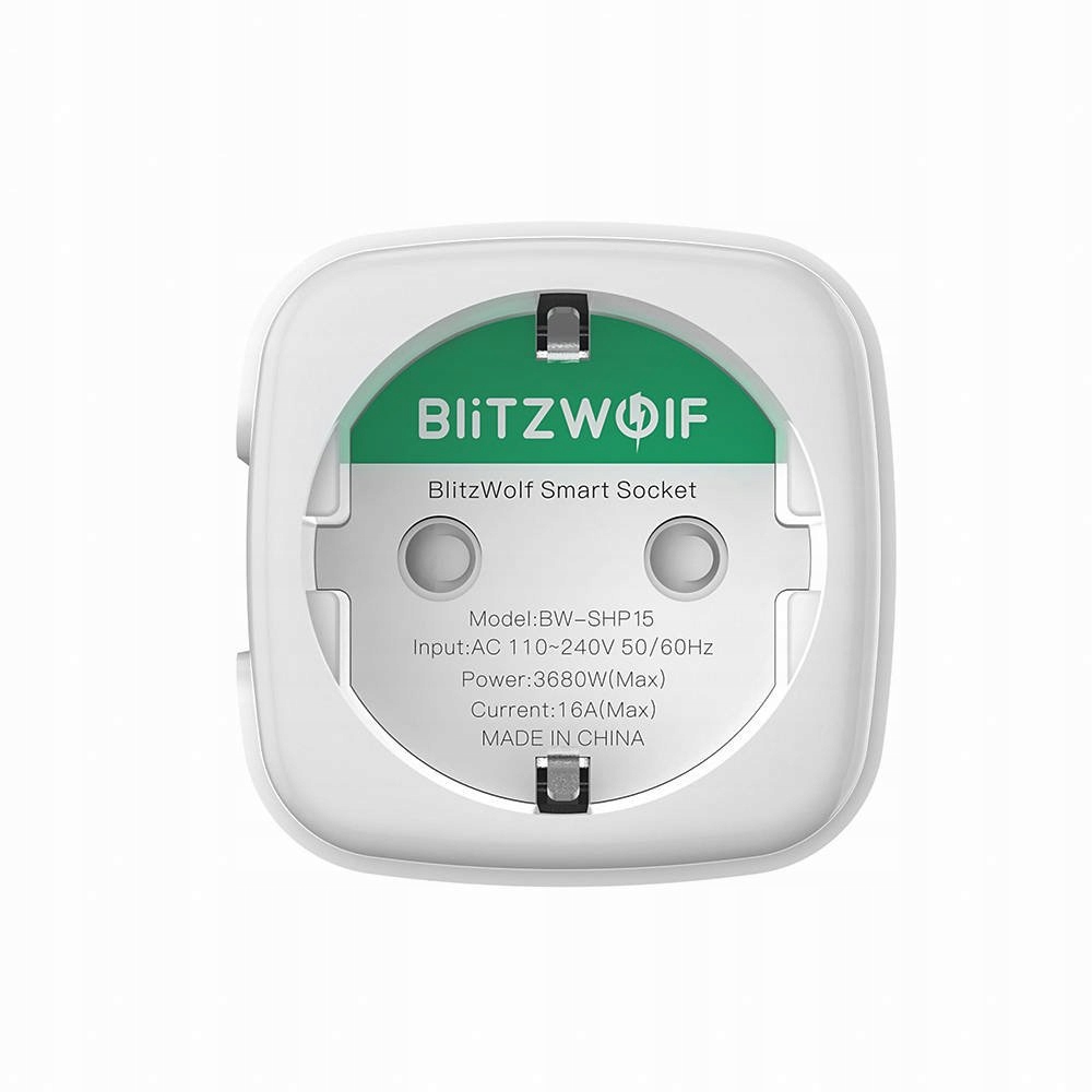 BLITZWOLF INTELIGENTNE GNIAZDKO SMART PLUG ZIGBEE 3.0 WIFI TUYA WATOMIERZ Marka Blitzwolf