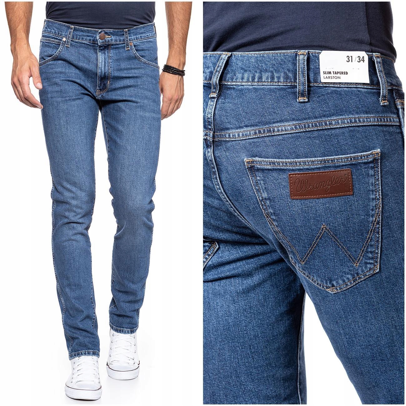 

Wrangler Larston Męskie Spodnie Jeansowe W30 L32