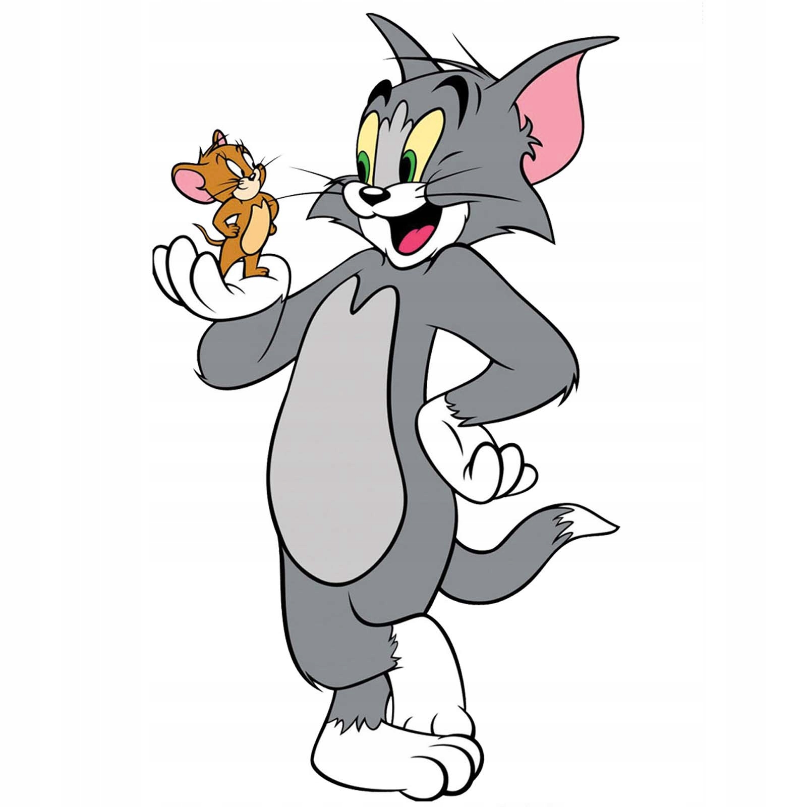 Naklejka na ścianę dla dzieci Tom i Jerry 200 cm na 120 cm