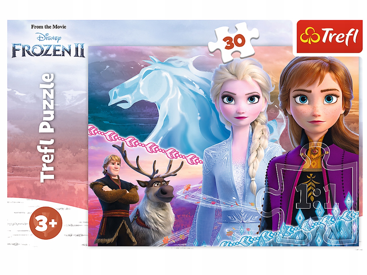 TREFL Puzzle 30 elementów FROZEN II KRAINA LODU ELZA Anna 18253 Kod producenta 18253