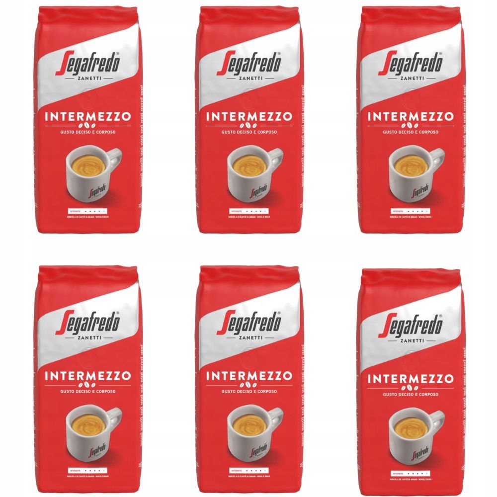 Levně Segafredo Intermezzo italská Káva , sada na kávu 6 kg