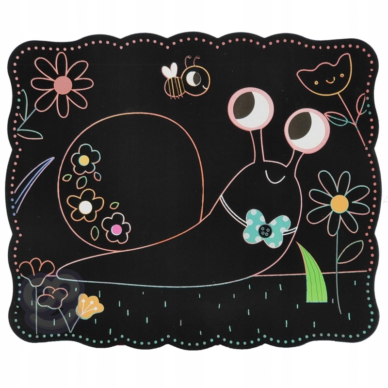 POMYSŁ NA PREZENT DLA 3 LETNIEJ DZIEWCZYNKI KREATYWNY ZESTAW WYDRAPYWANKA Wysokość produktu 19.5 cm