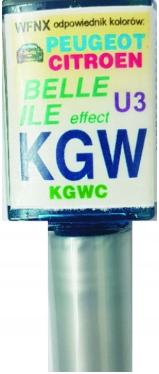 Citroen Peugeot Kgw Belle Ile Blue Lakier Zaprawka