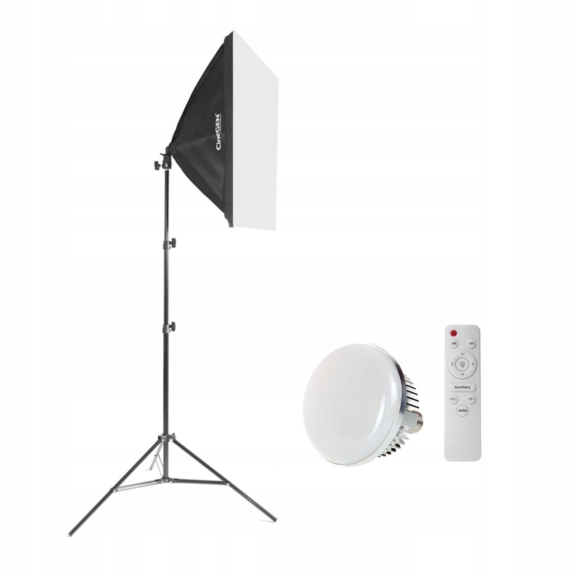 Lampa SOFTBOX 50x50 150W LED Regulacja Światła + Pilot