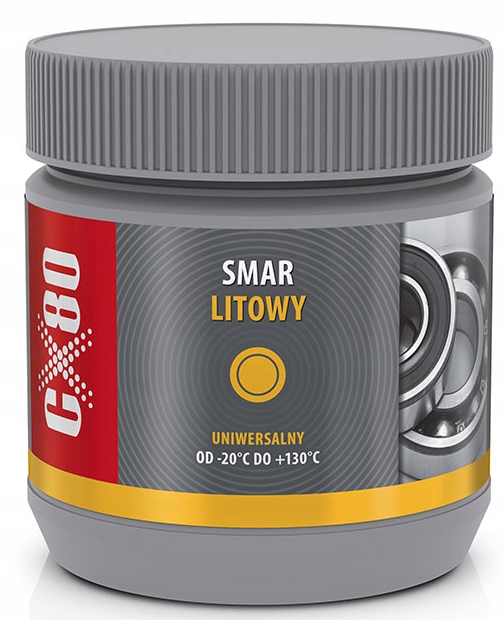 

Smar Litowy CX-80 500g Uniwersalny Wys. Obciążenia
