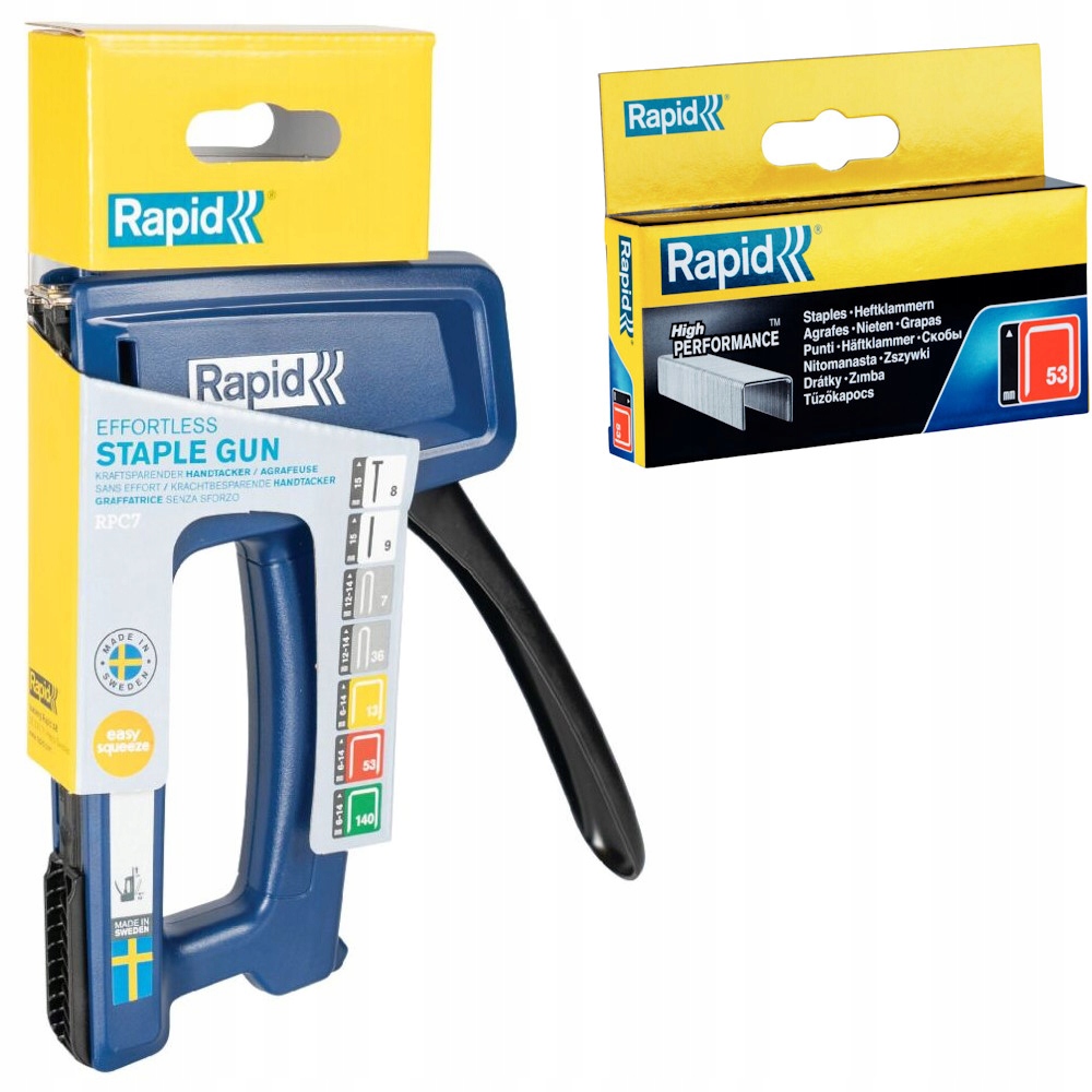 Sešívačka RPC7 Energy Saving 7v1 Rapid Sponky typ 53 8 mm 2.5 tisíc