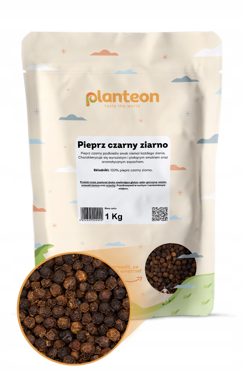 Pepř černý zrno 1 kg