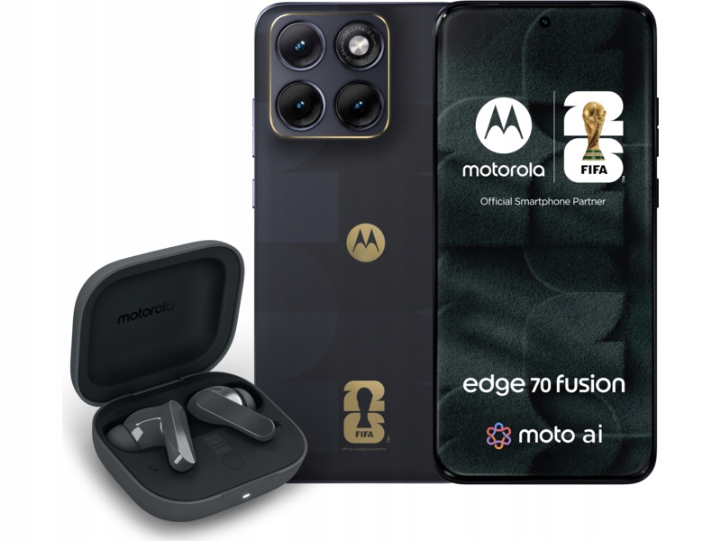 Smartfon Motorola Edge 70 Fusion 5G 8/256GB Fifa World Cup 26 Moto Buds