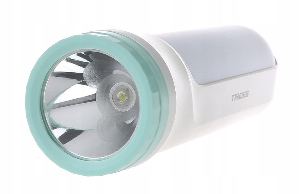 Latarka Akumulatorowa LED Ładowana przez USB 1xLED + 20 SMD LED Tiross Model TS1857