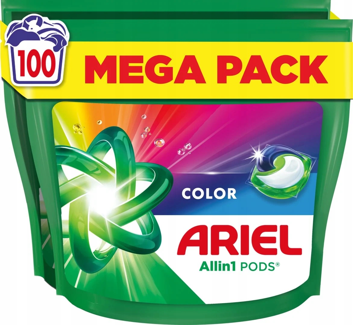 Levně Ariel kapsle na praní Color Box 100ks