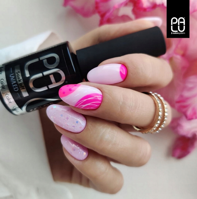 PALU LAKIER HYBRYDOWY UV/LED ROMA RO04 11G LEKKI RÓŻ PÓŁTRANSPARENTNY Rodzaj lakier kolorowy