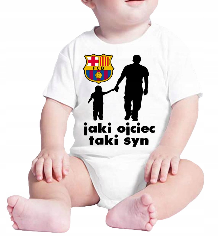

2037 Body Dziecięce Fc Barcelona Jaki Ojciec 80