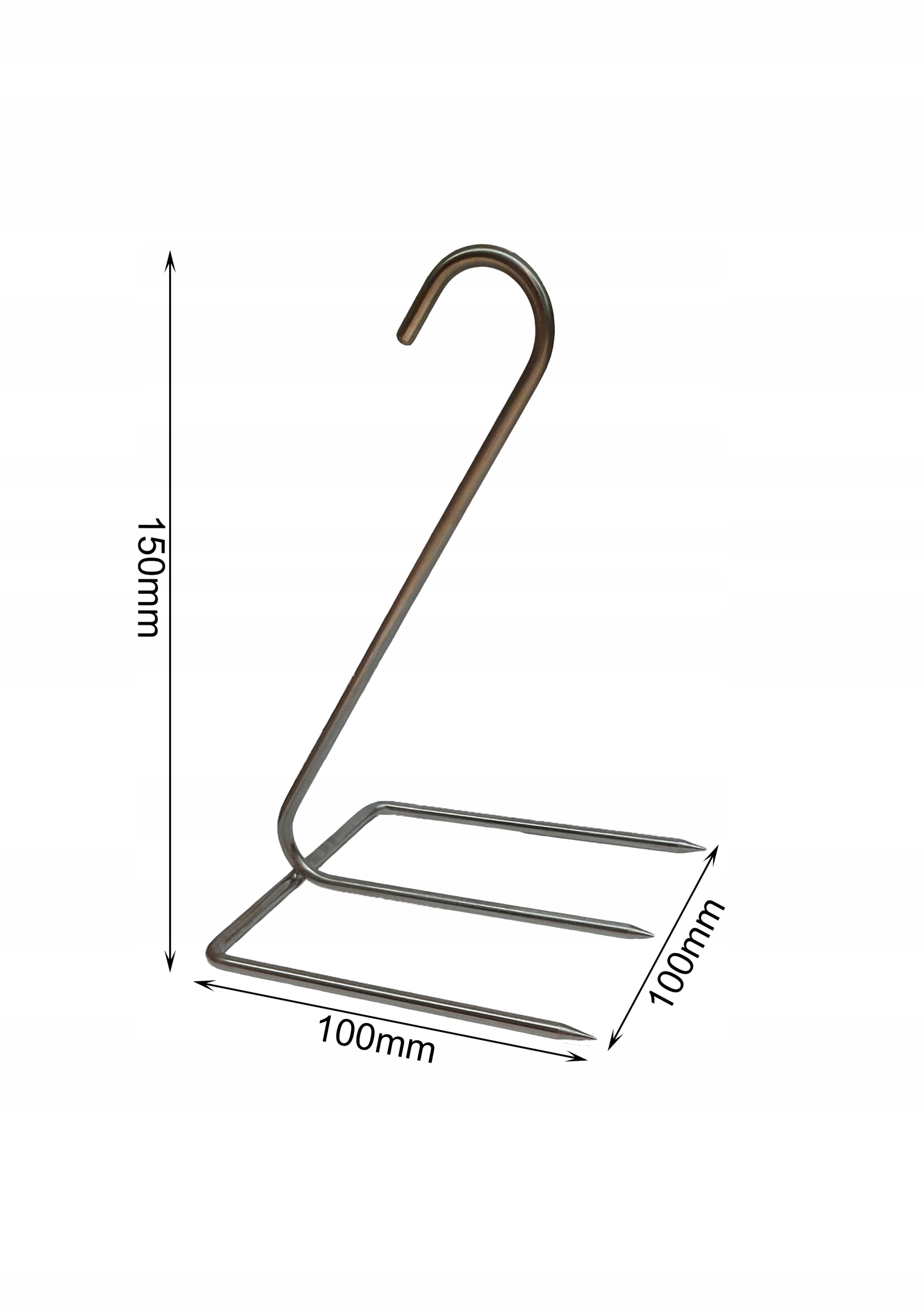 K-403 Hak fi 4 wędzarniczy do kurczaka 1 szt INOX Producent inna