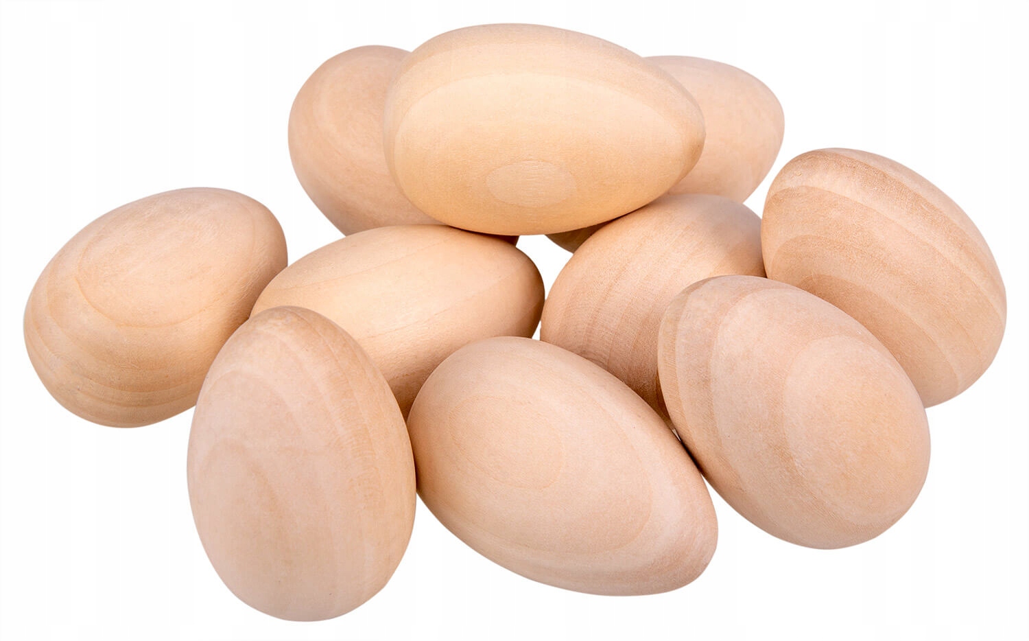 

10x Jajko Drewniane Jajko Jajka Wielkanocne Święta