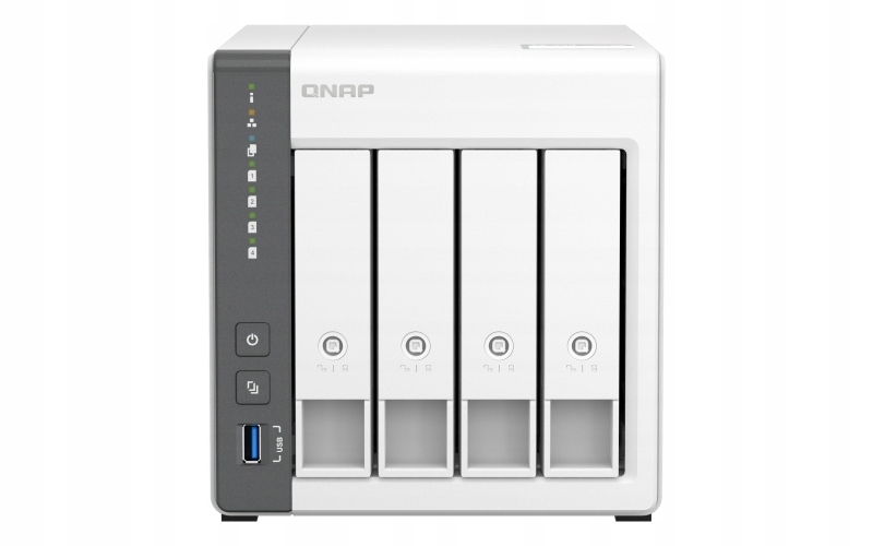 Nas server pre ukladanie súborov Qnap TS-433-4G, 4 Gb DDR4 Ram, pre 4x