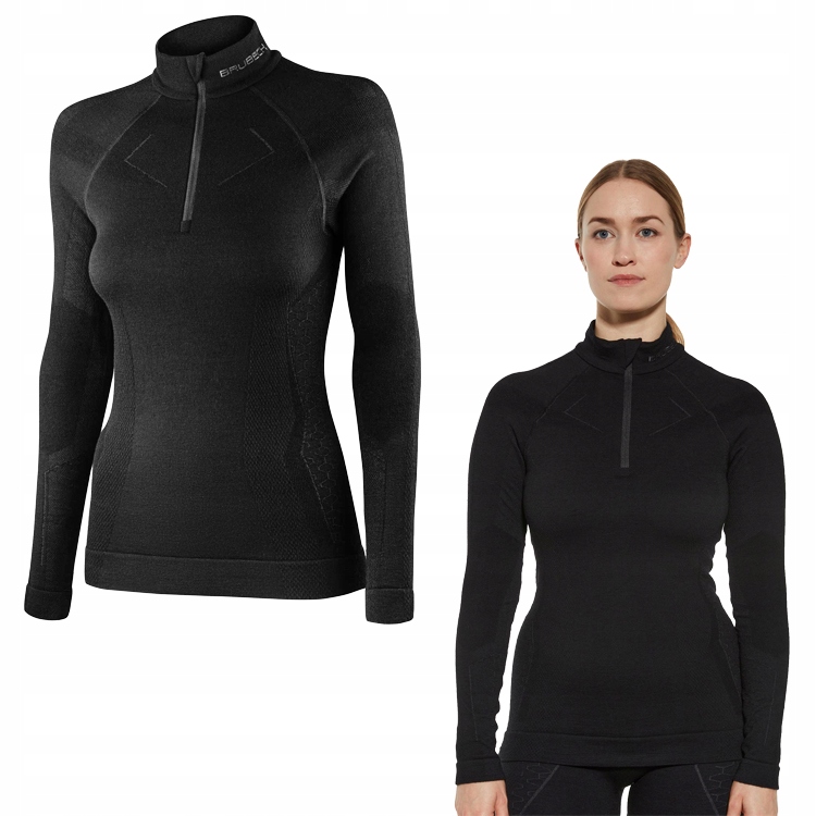 Bluza damska termoaktywna Brubeck Extreme Merino ciepła wełna bielizna L