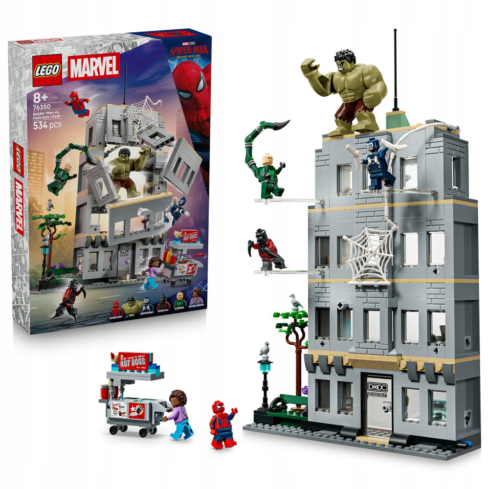 Lego Marvel 76350 Epické střetnutí: Spider-Man vs. Hulk