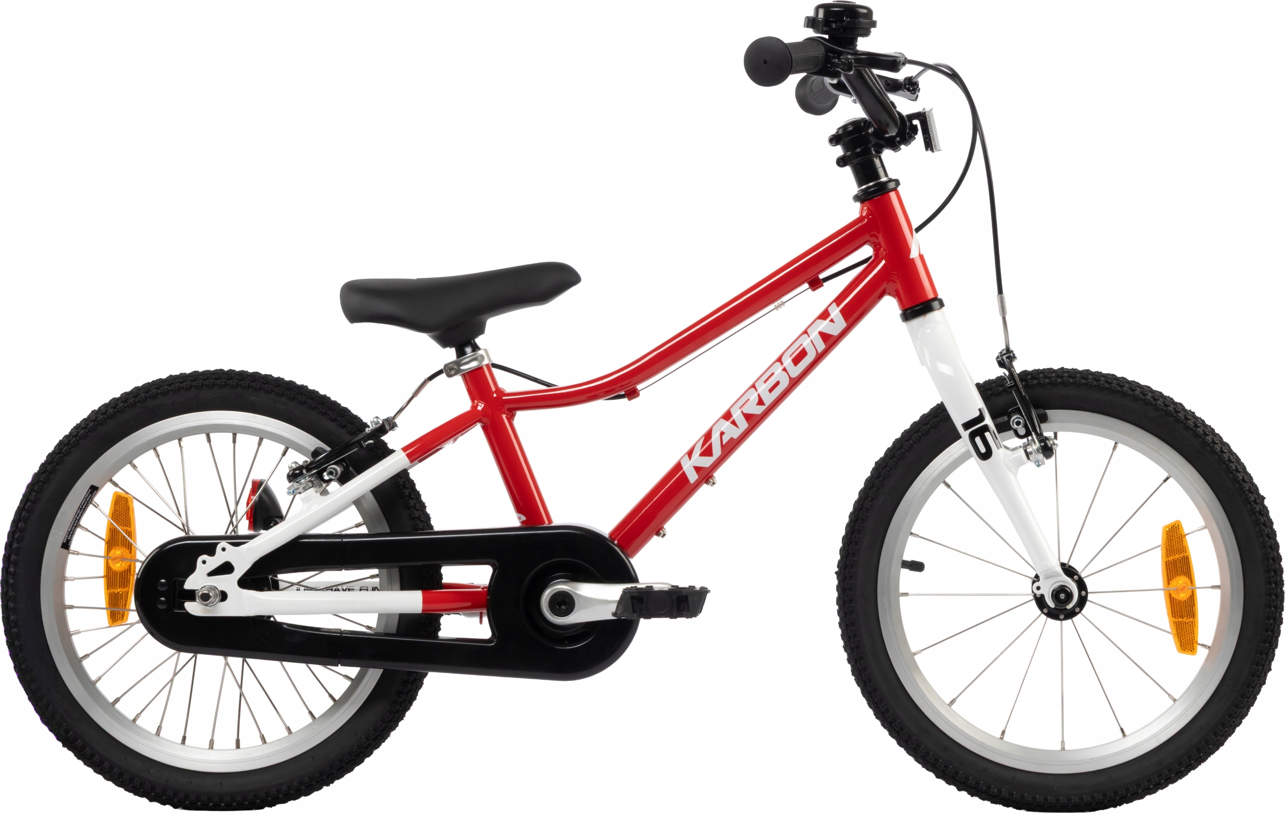 Rower Karbon Superlight 16" 2025 czerwony 5,9 kg złożony i wyregulowany