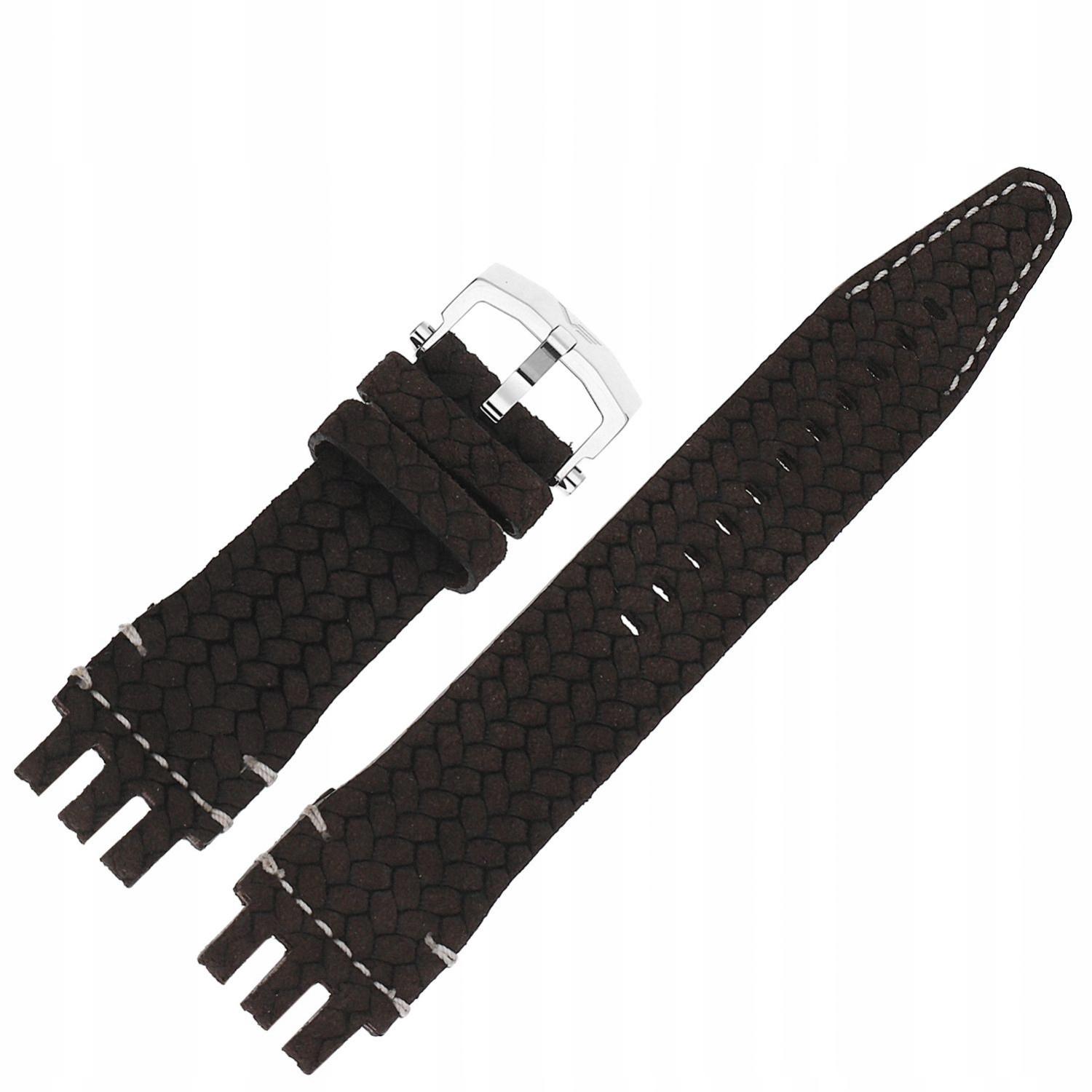 Pásek Energia 3 XL Kůže (A539) hnědý, pletený, lesklý.