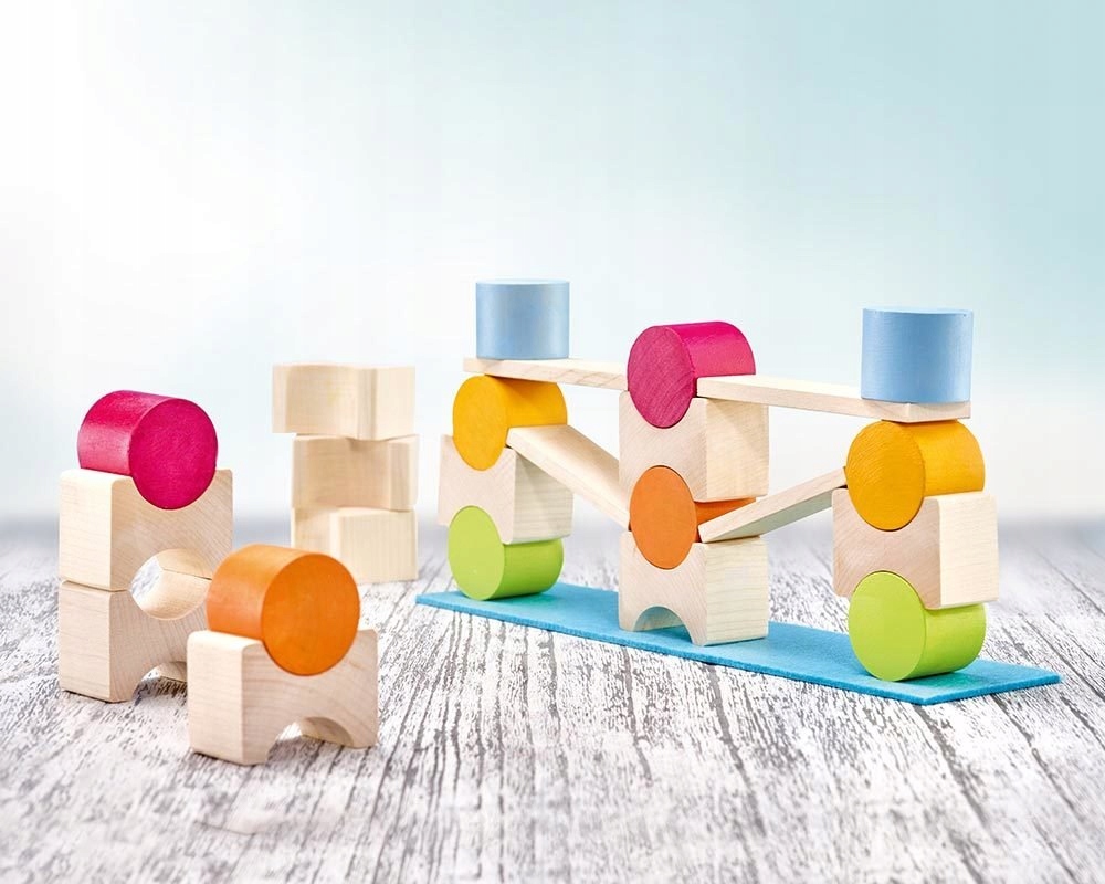 Selecta 62067 klocki z drewna 20 części OUTLET Marka Selecta