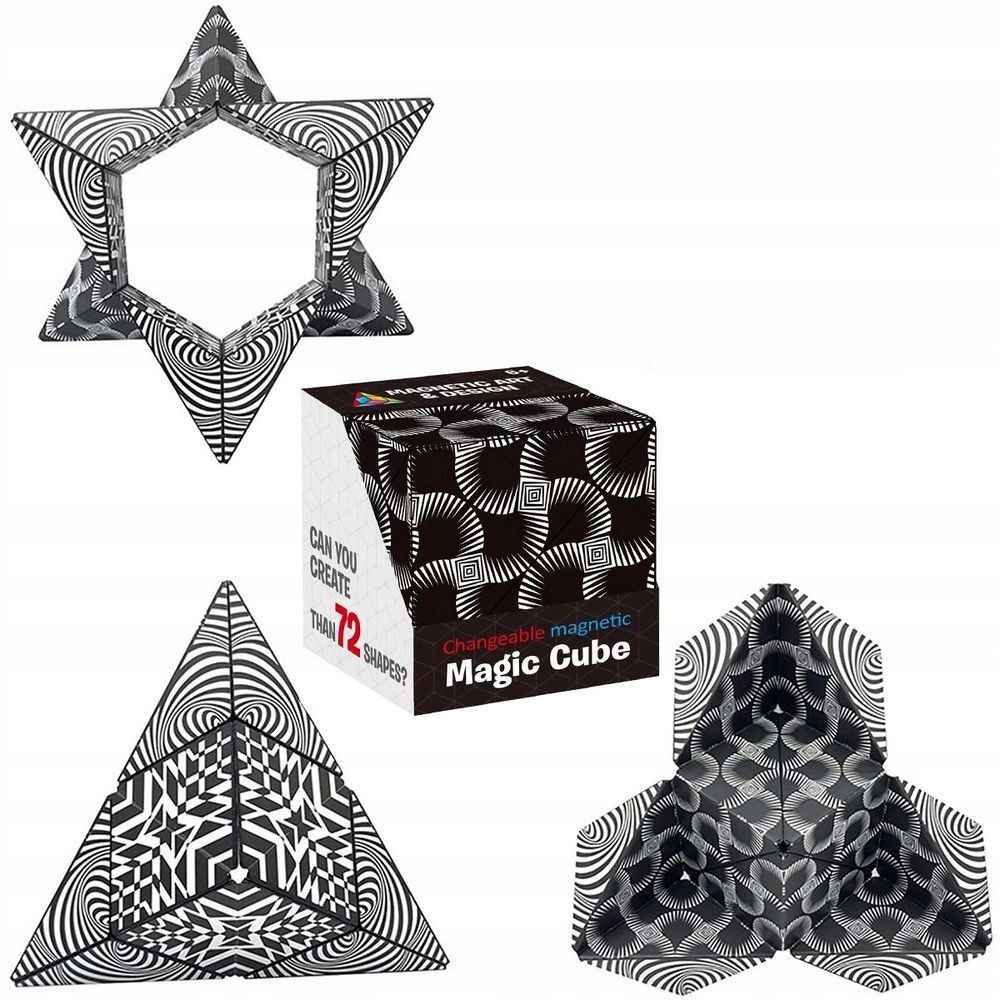 MAGNETYCZNA KOSTKA MAGIC CUBE FIDGET ANTYSTRESOWY 70 MOŻLIWOŚCI MAGICZNA An Kod producenta 11477