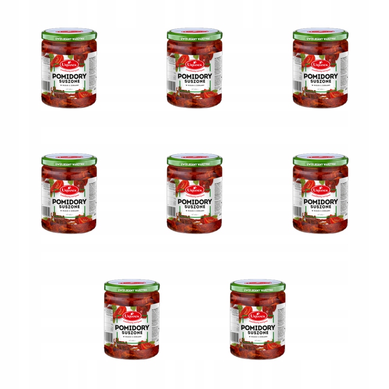 Rajčata v oleji s bylinkami 480 g/320 g Urbanek X8