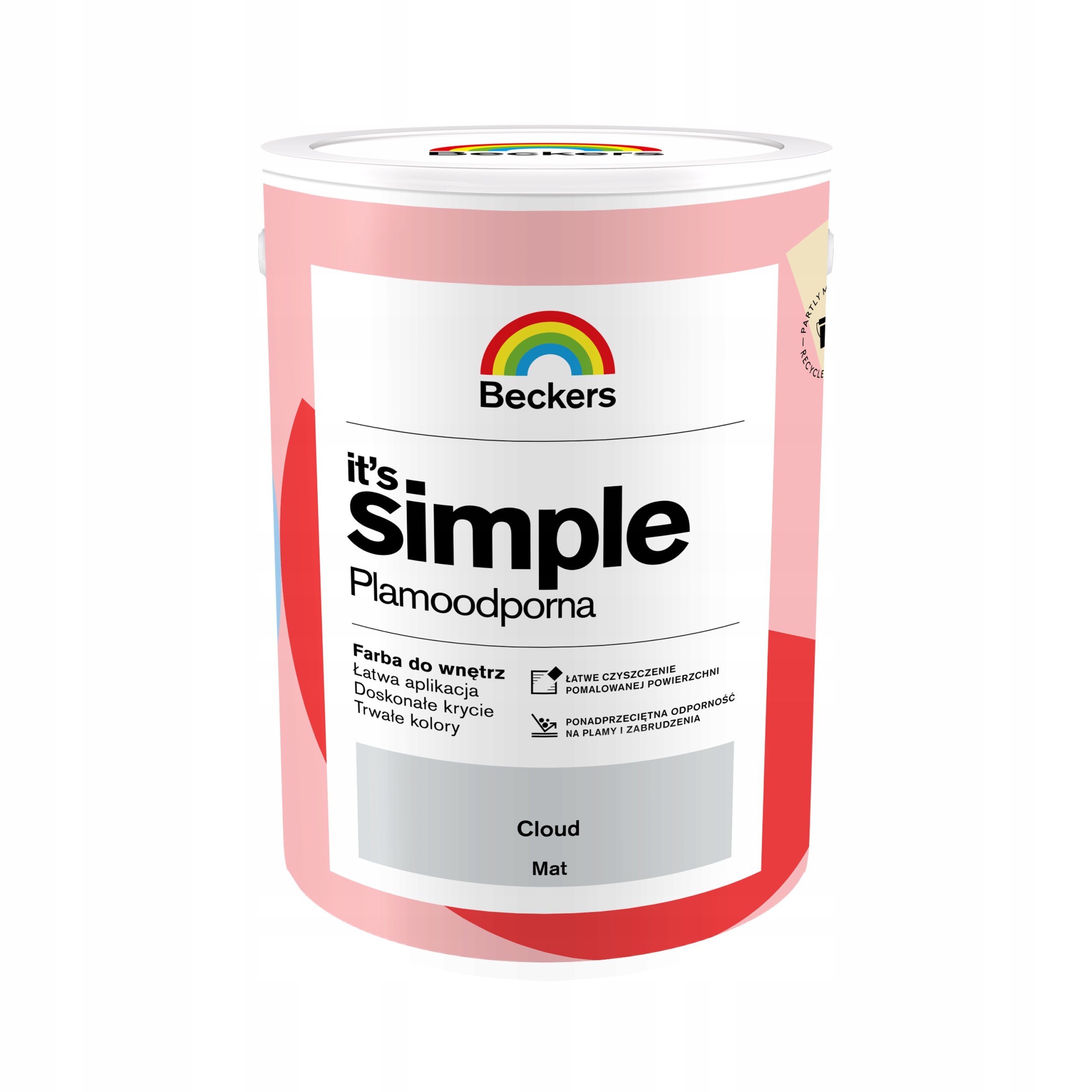 Beckers It's Simple Farba Plamoodporna Cloud 5L
