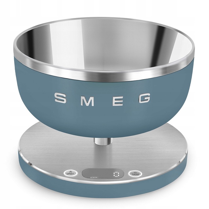 Digitální kuchyňská váha Smeg KSC01SBMWW Storm blue Mat