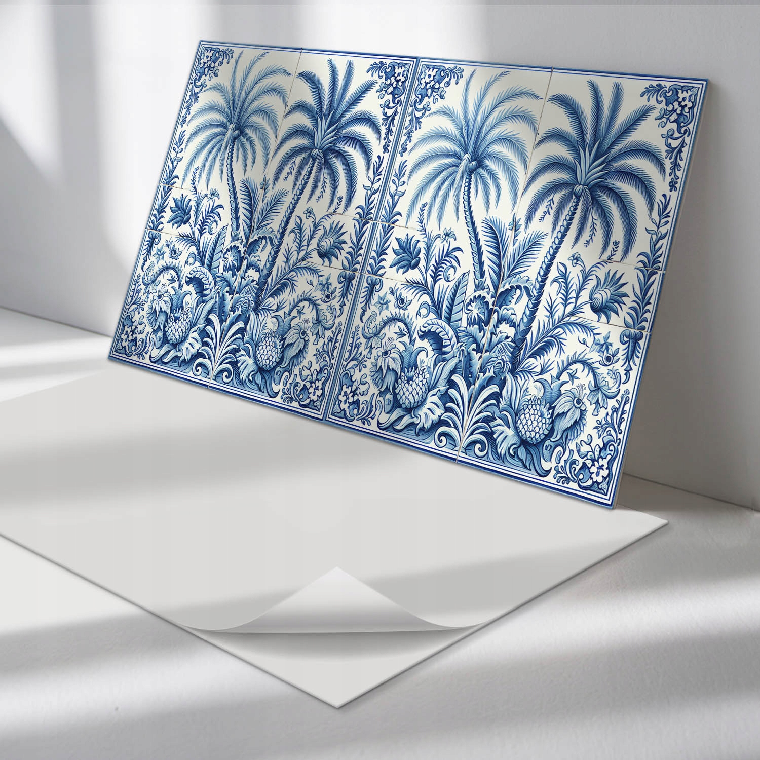 Balíček nástenných vinylových panelov Tropický rastlinný vzor 6 ks 60x30 cm