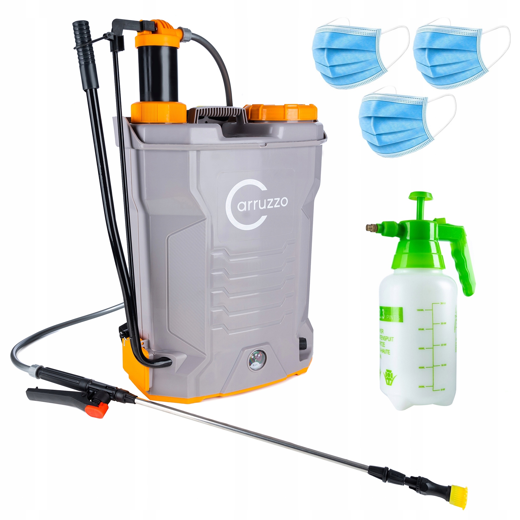 Elektrický Zádový Postřikovač 16 L Tlakový Sada Lanka XXL Ruční