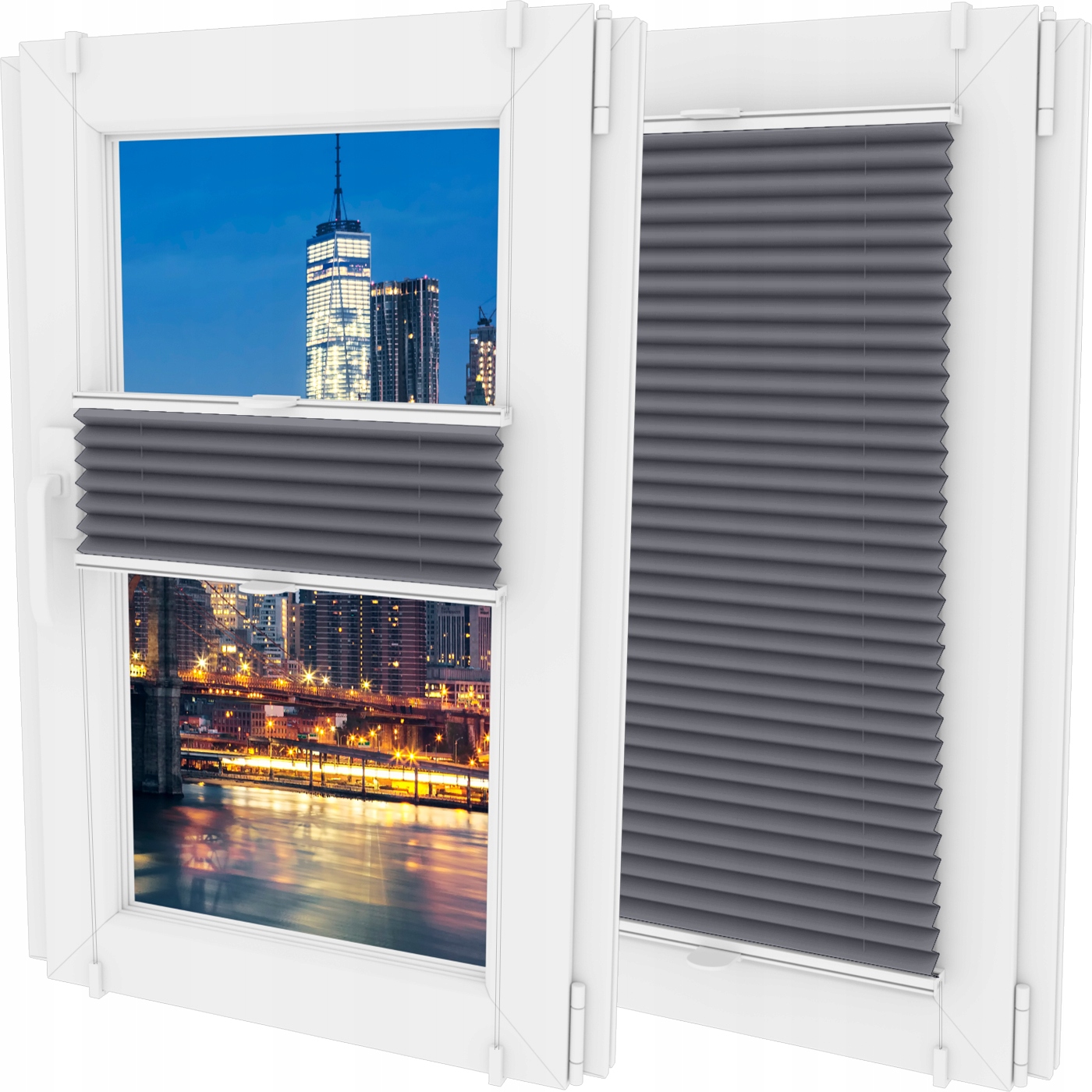 ROLETA PLISOWANA PLISA 100% ZACIEMNIENIA 61x150