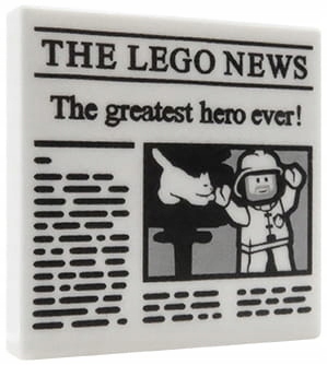 

Lego płytka 2x2 z nadrukiem - Gazeta 3068bpb1105
