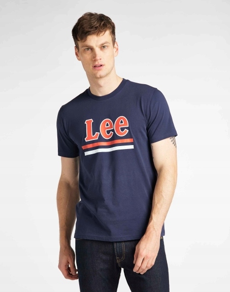 

T-shirt Męski Lee Stripe Tee L64VFQNM R.m